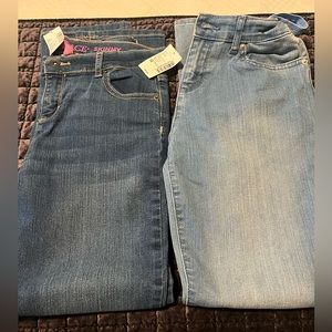 Girls Childrens Place Super Skinny & Skinny Jeans -lot of 2